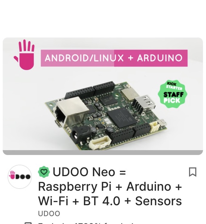 UDOO NEO Kickstarter campaign